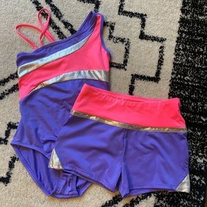 Circo Leotard and Shorts Size 7/8 and 10/12